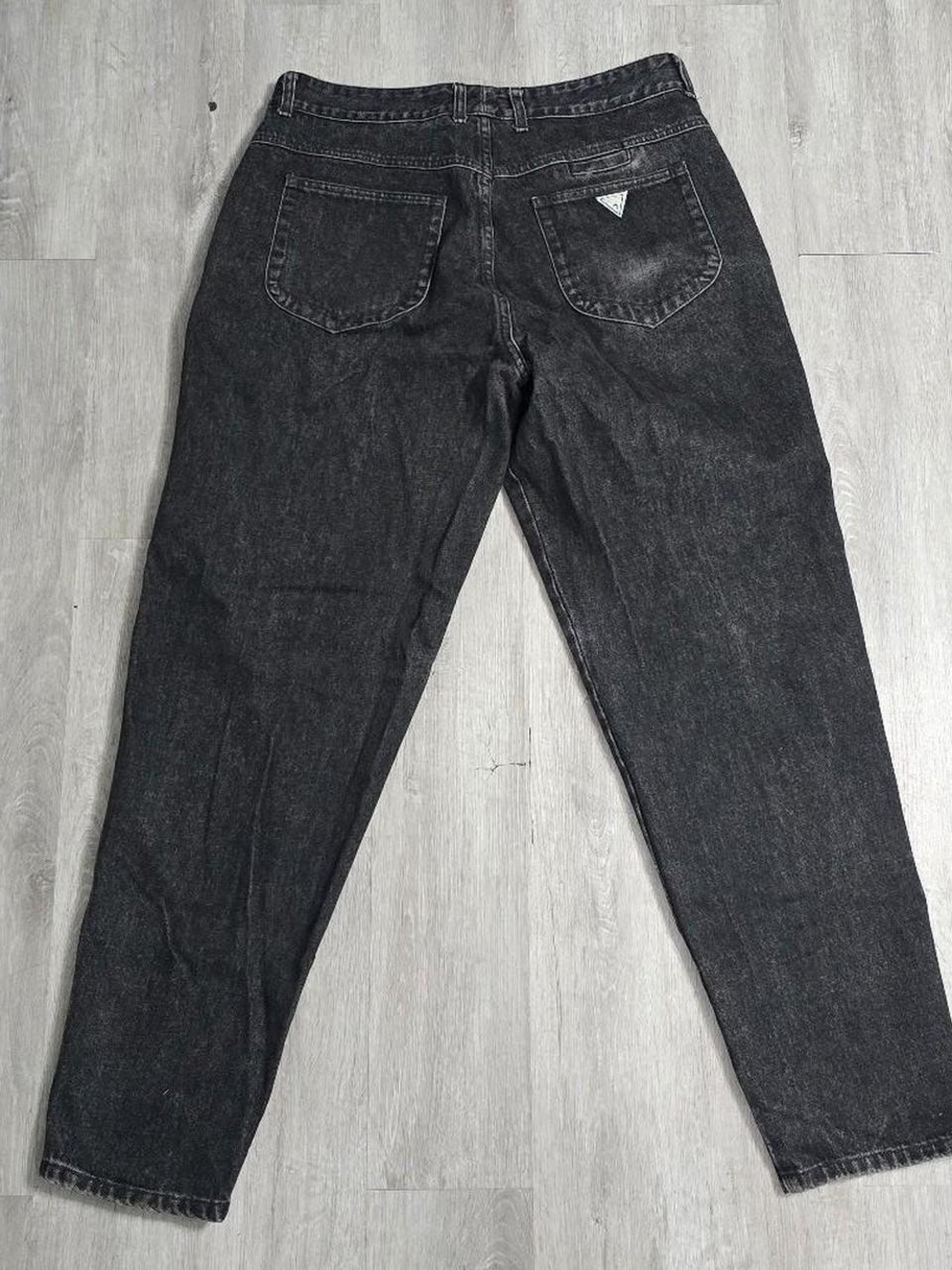 Vintage 80s 90s Guess by Georges Marciano Black Denim Jeans Tapered USA